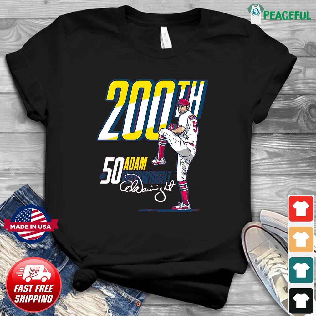 Adam Wainwright 200th Wins Shirt, hoodie, sweater, long sleeve and tank top