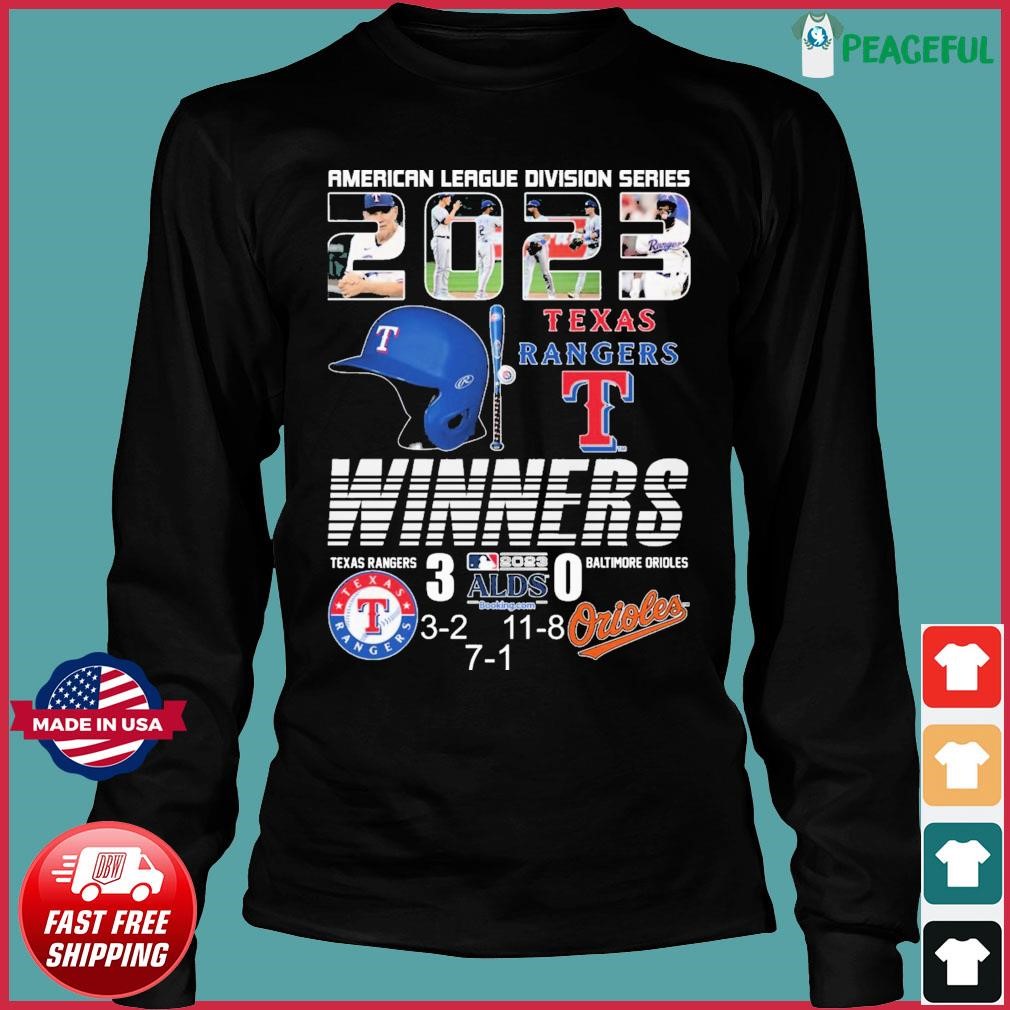 American League Division Series Winners Texas Rangers Shirt