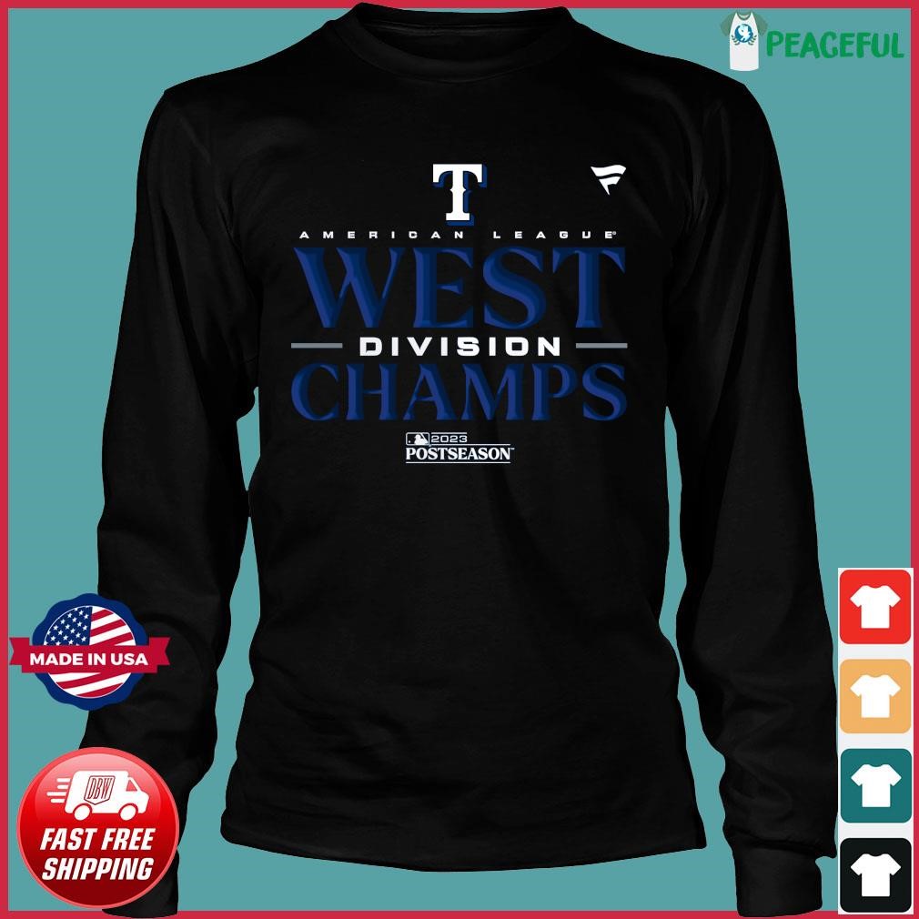 Texas Rangers Al West Division Champions 2023 Shirt - Peanutstee