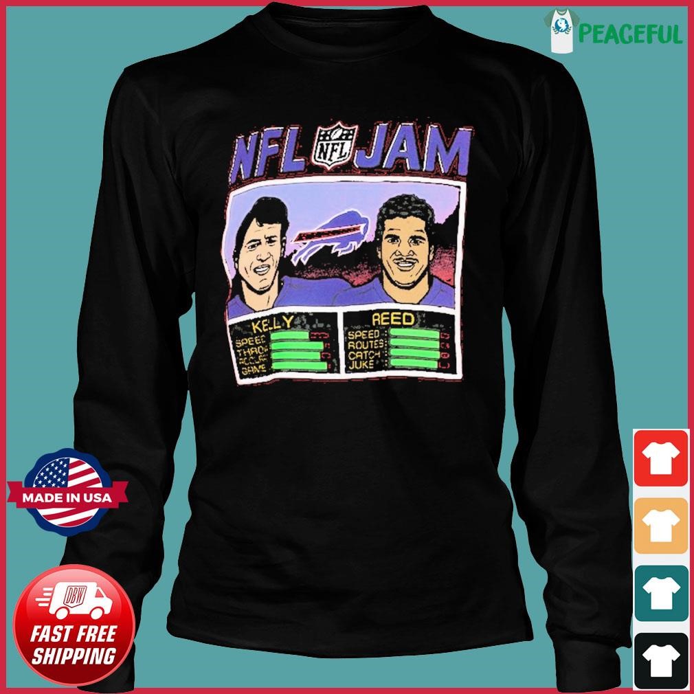 Nfl Jam Buffalo Bills Andre Reed Jim Kelly T-Shirt, hoodie