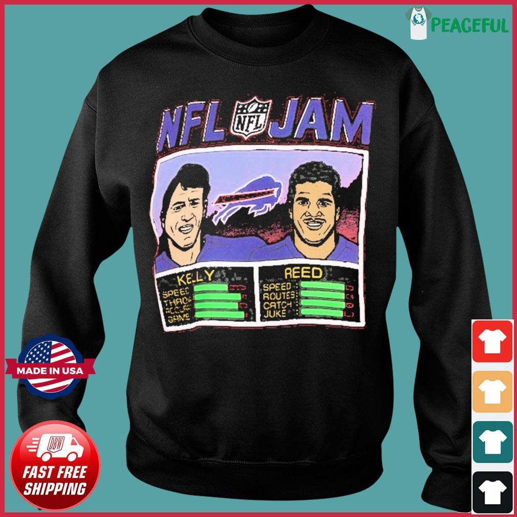 Nfl Jam Buffalo Bills Andre Reed Jim Kelly T-Shirt, hoodie