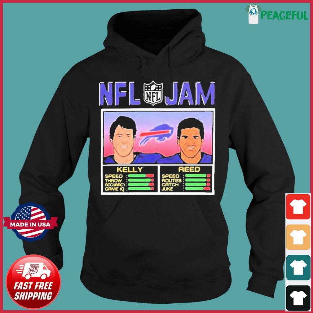 NFL Jam Buffalo Bills Andre Reed And Jim Kelly shirt, hoodie