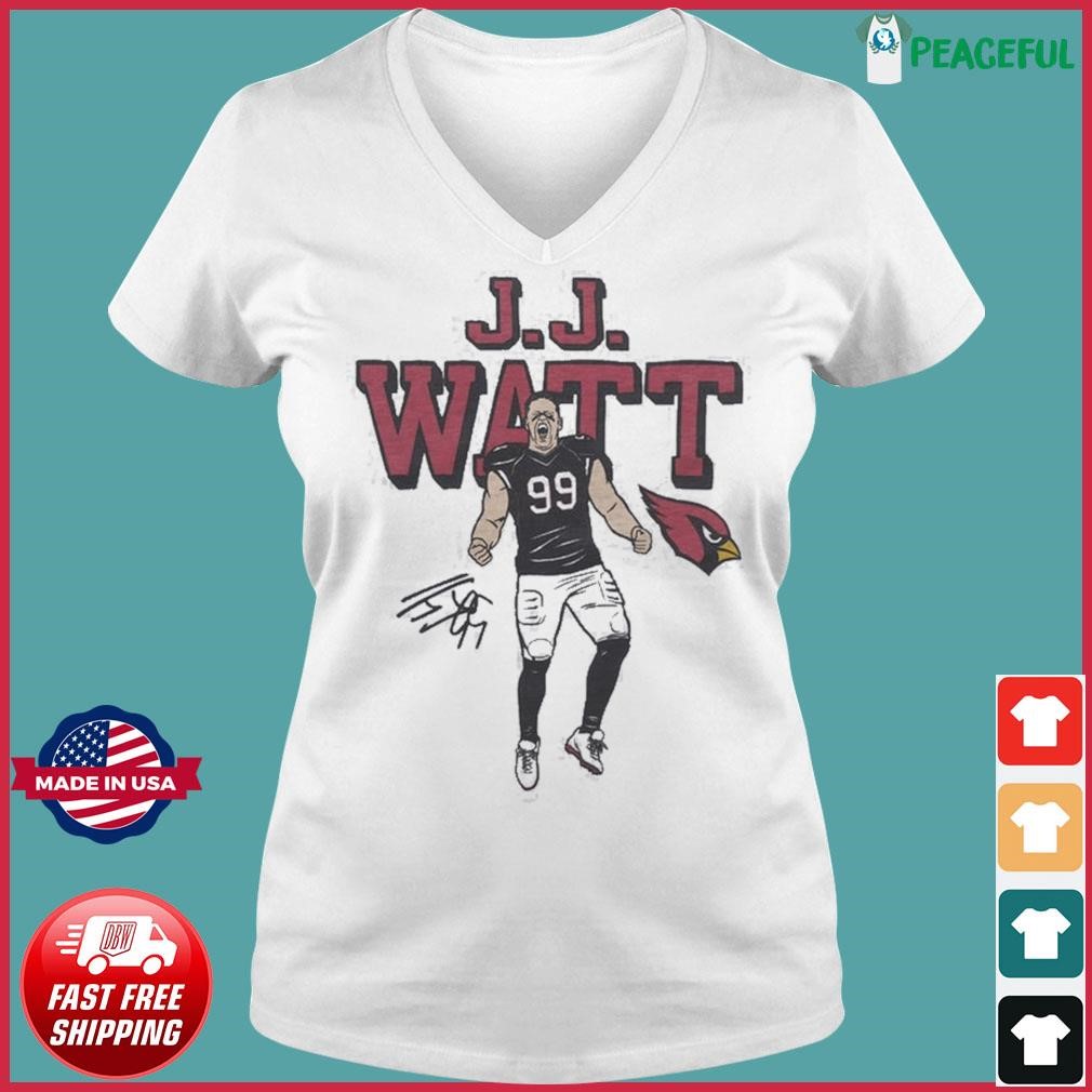 Arizona Cardinals Fashion Name & Number Hoodie - JJ Watt - Mens