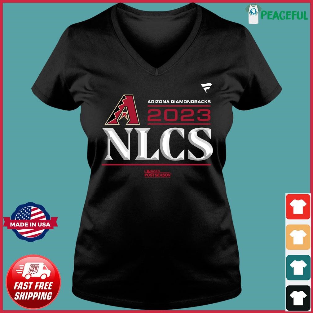 Arizona Diamondbacks NLCS National League Championship Series 2023 Postseason shirt Ladies V-neck Tee.jpg