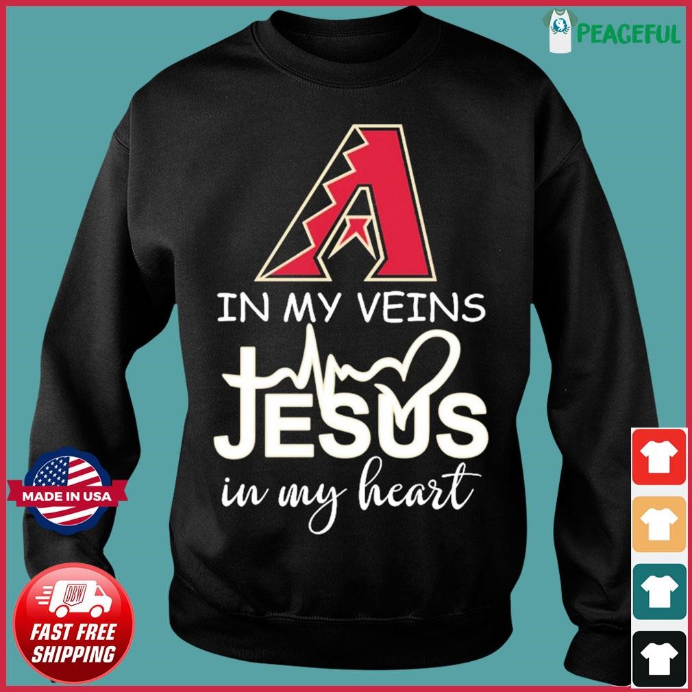 Los Angeles Dodgers October In My Veins Jesus In My Heart Shirt