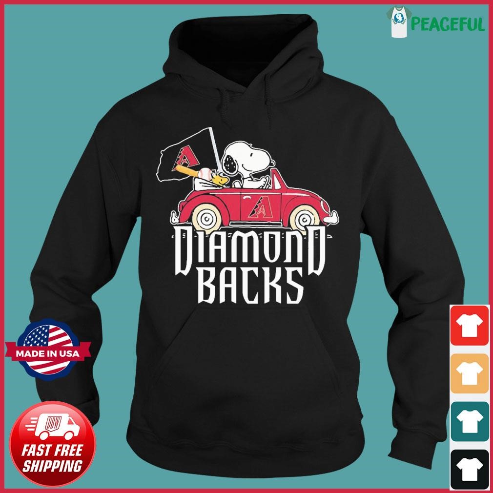Arizona Diamondbacks Peace Love Diamondbacks Snoopy shirt, hoodie, sweater,  long sleeve and tank top