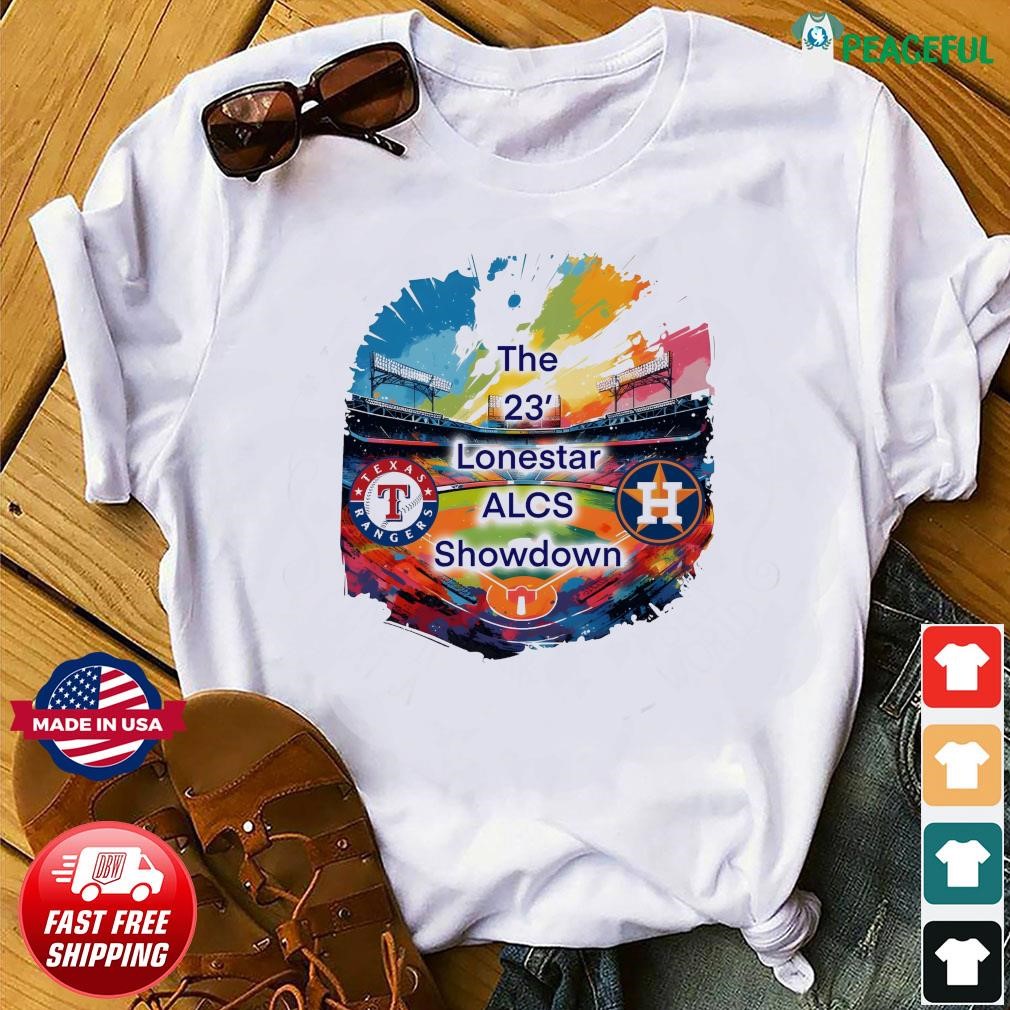 Official lone Star Showdown 2023 ALCS Houston Astros and Texas Rangers Shirt,  hoodie, sweater, long sleeve and tank top