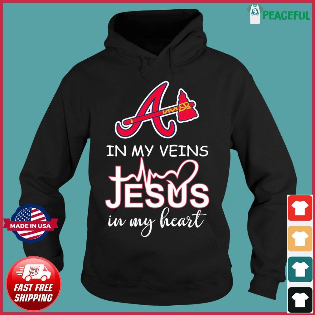 Official atlanta braves super dad in my heart shirt, hoodie, sweater, long  sleeve and tank top