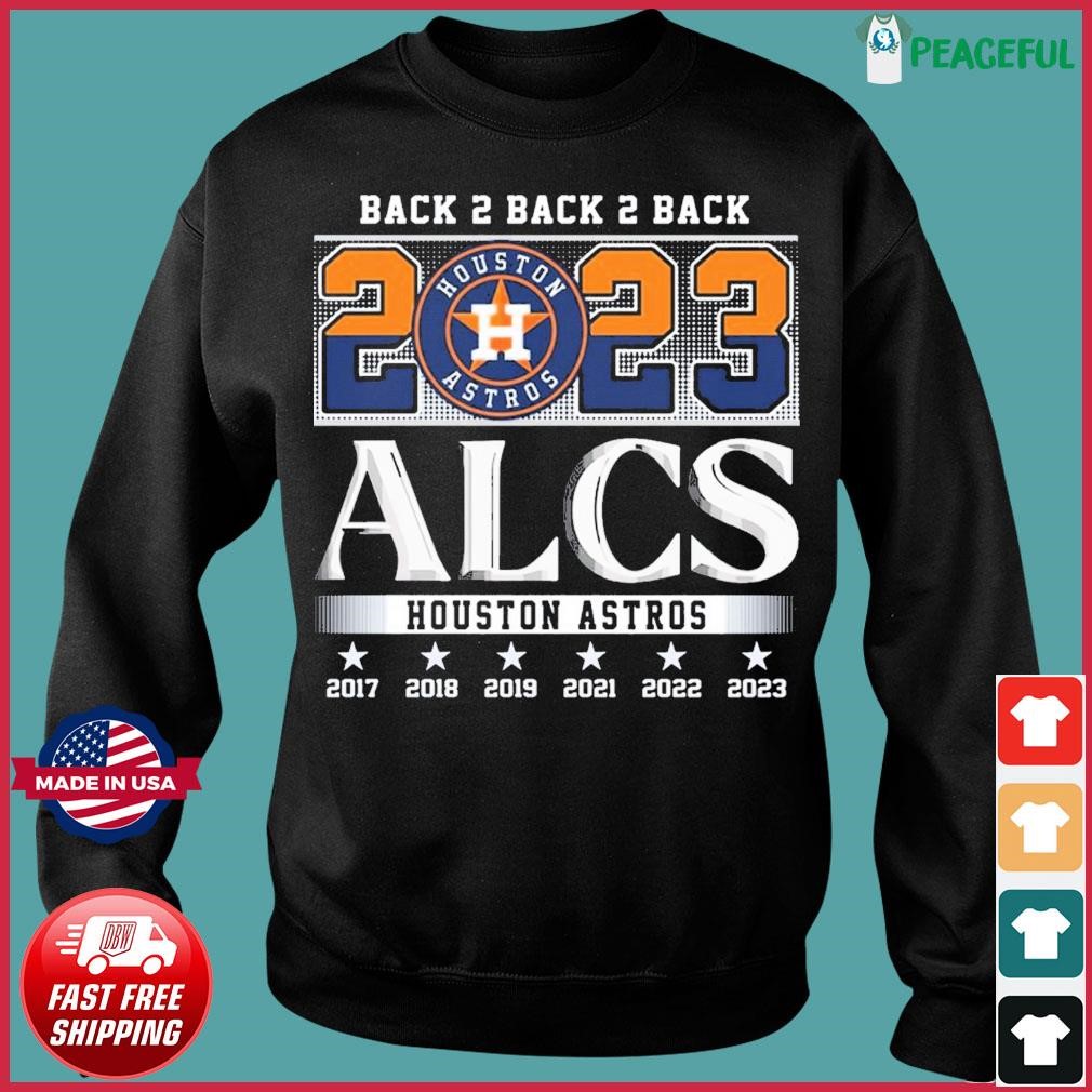 Back 2 Back 2 Back Houston Astros ALCS Winner Shirt, hoodie