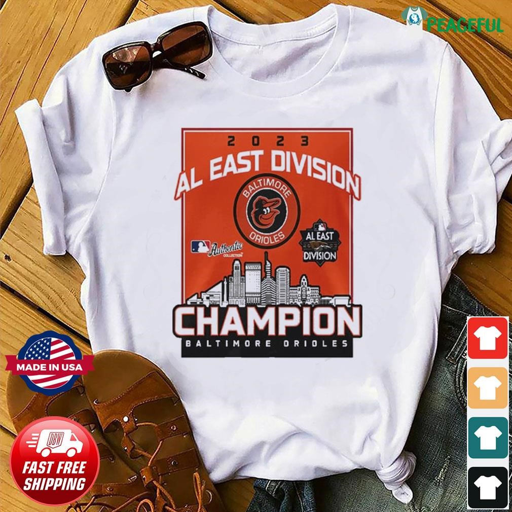 Official Baltimore Orioles 2023 Al East Division Champions Skyline Shirt,  hoodie, sweater, long sleeve and tank top