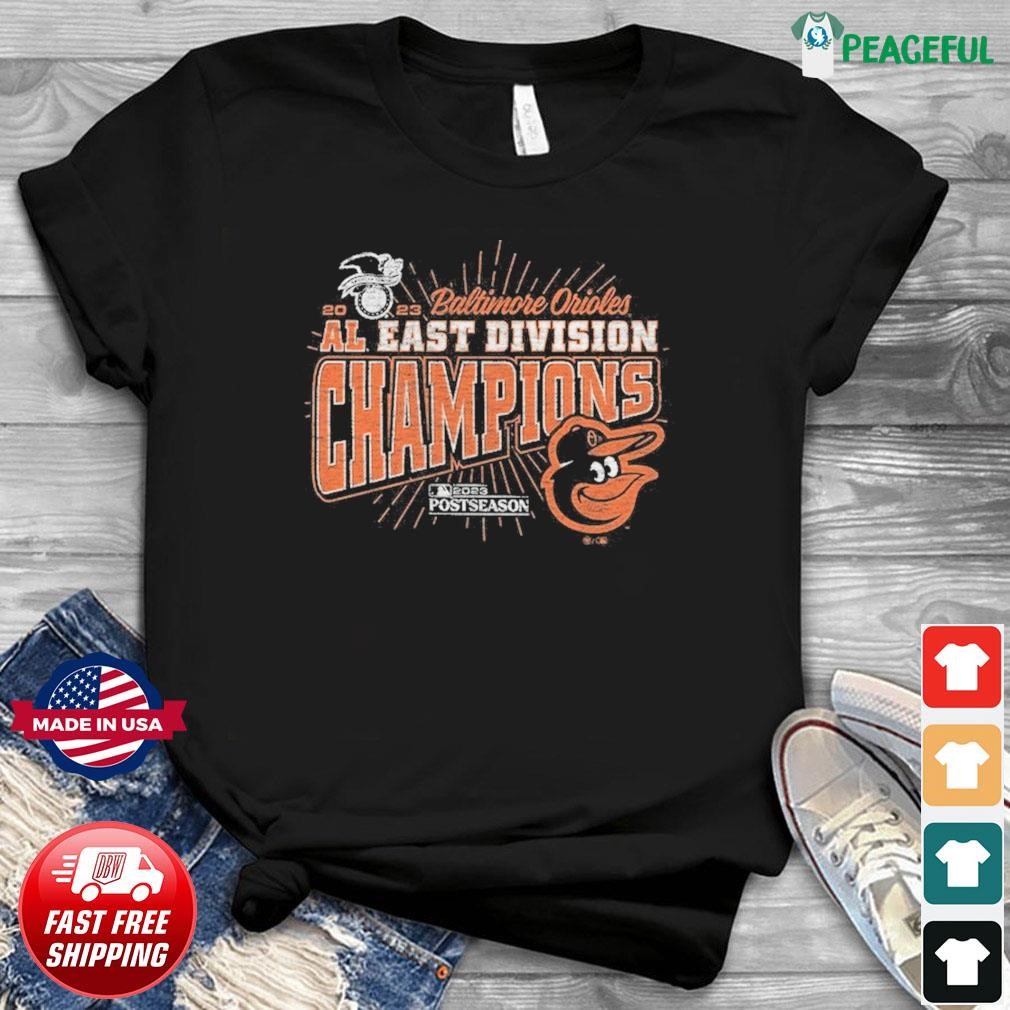 Baltimore Orioles '47 2023 AL East Division Champions Distressed Franklin  Shirt, hoodie, sweater, long sleeve and tank top
