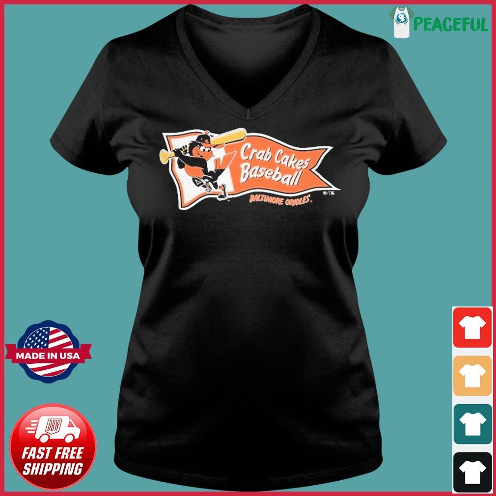 NEW!! Baltimore Team Orioles Funny Crab Cakes T-Shirt Baseball Gift Fan Made