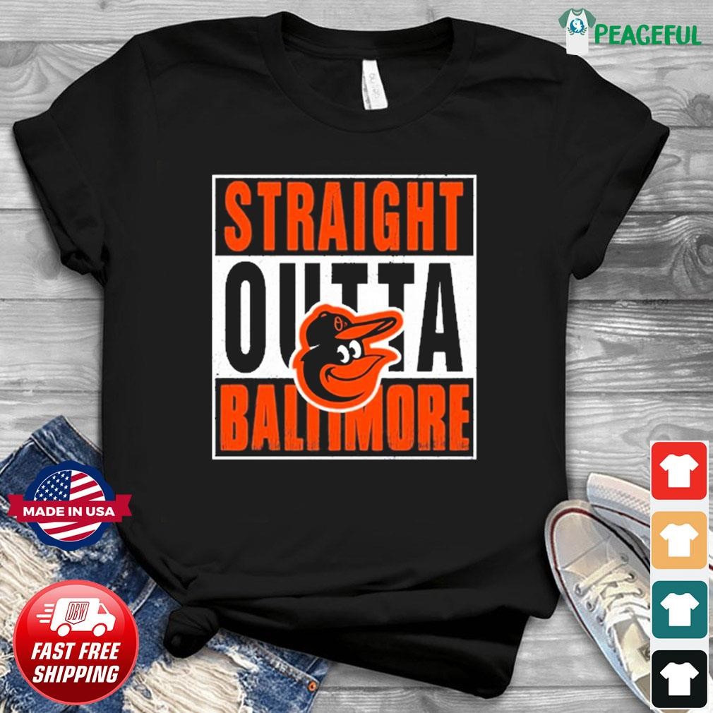 Baltimore Orioles Straight Outta Baltimore Shirt - Peanutstee