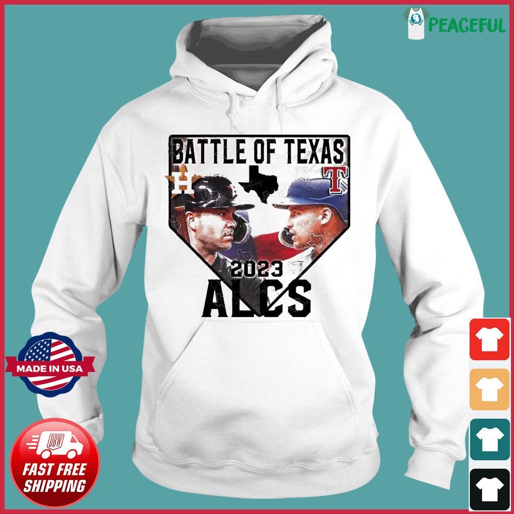 Houston Astros VS Texas Rangers The Battle Of Texas 2023 Alcs Shirt -  ShirtsOwl Office