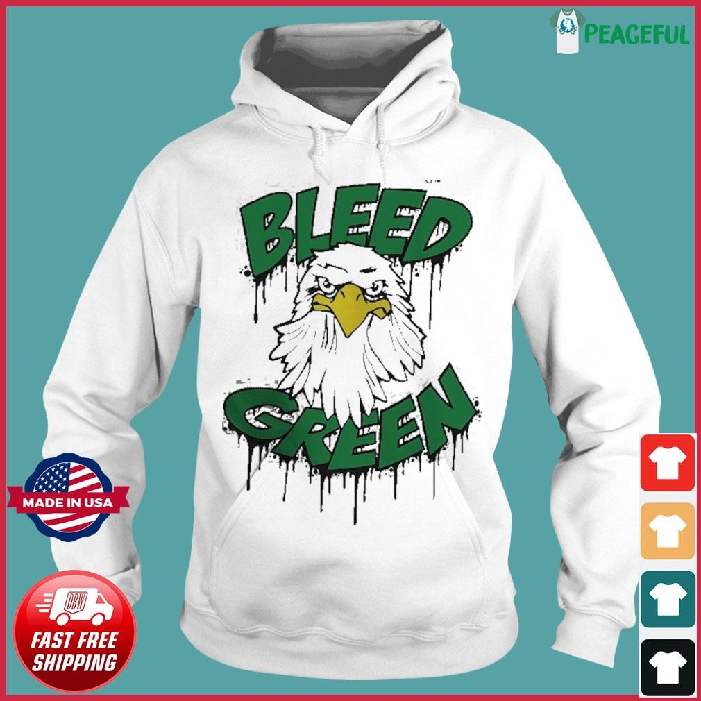 Bleed Green Swoop Philadelphia Eagles Shirt, hoodie, sweater, long