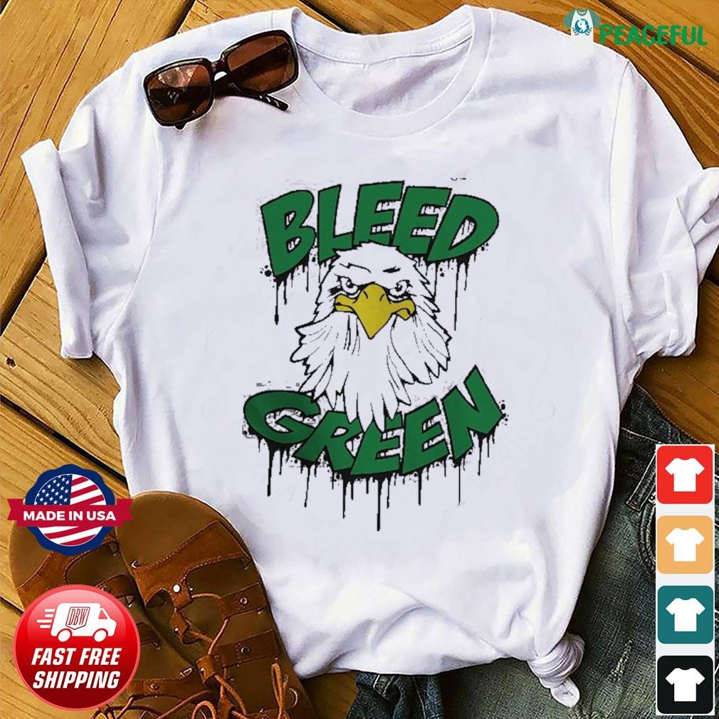 Bleed Green Swoop Philadelphia Eagles Shirt, hoodie, sweater, long