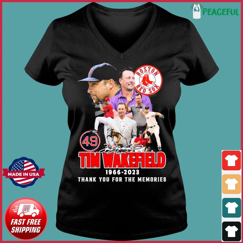 Tim Wakefield 49 Boston Red Sox 1966 2023 Memories T-Shirt, hoodie,  longsleeve, sweatshirt, v-neck tee