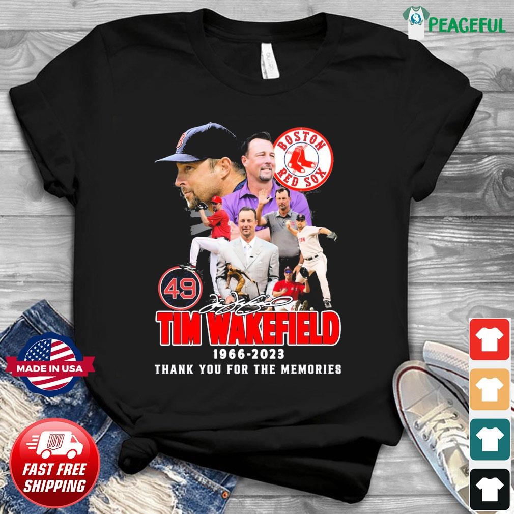Tim Wakefield T Shirt MLB Shirt Boston Red Sox Sweatshirt - Family