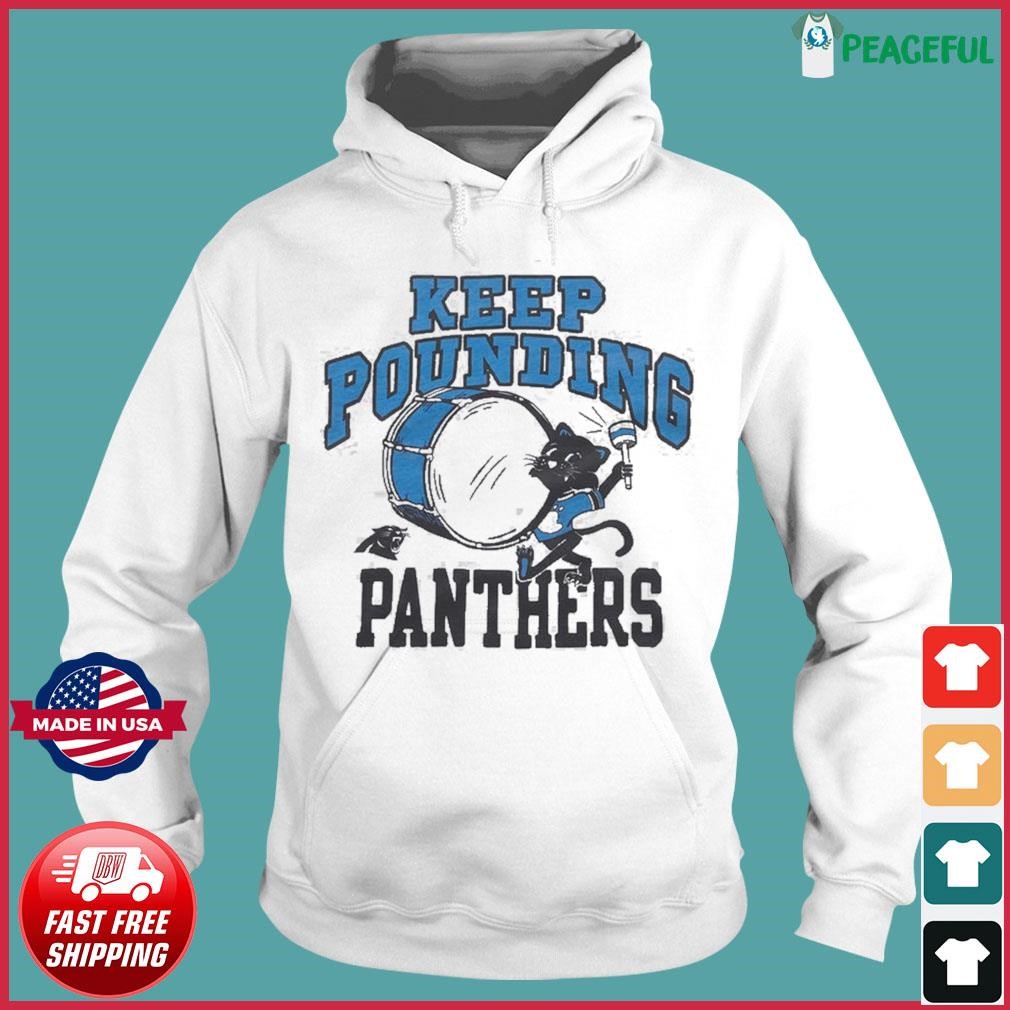 Design carolina panthers keep pounding shirt, hoodie, sweater