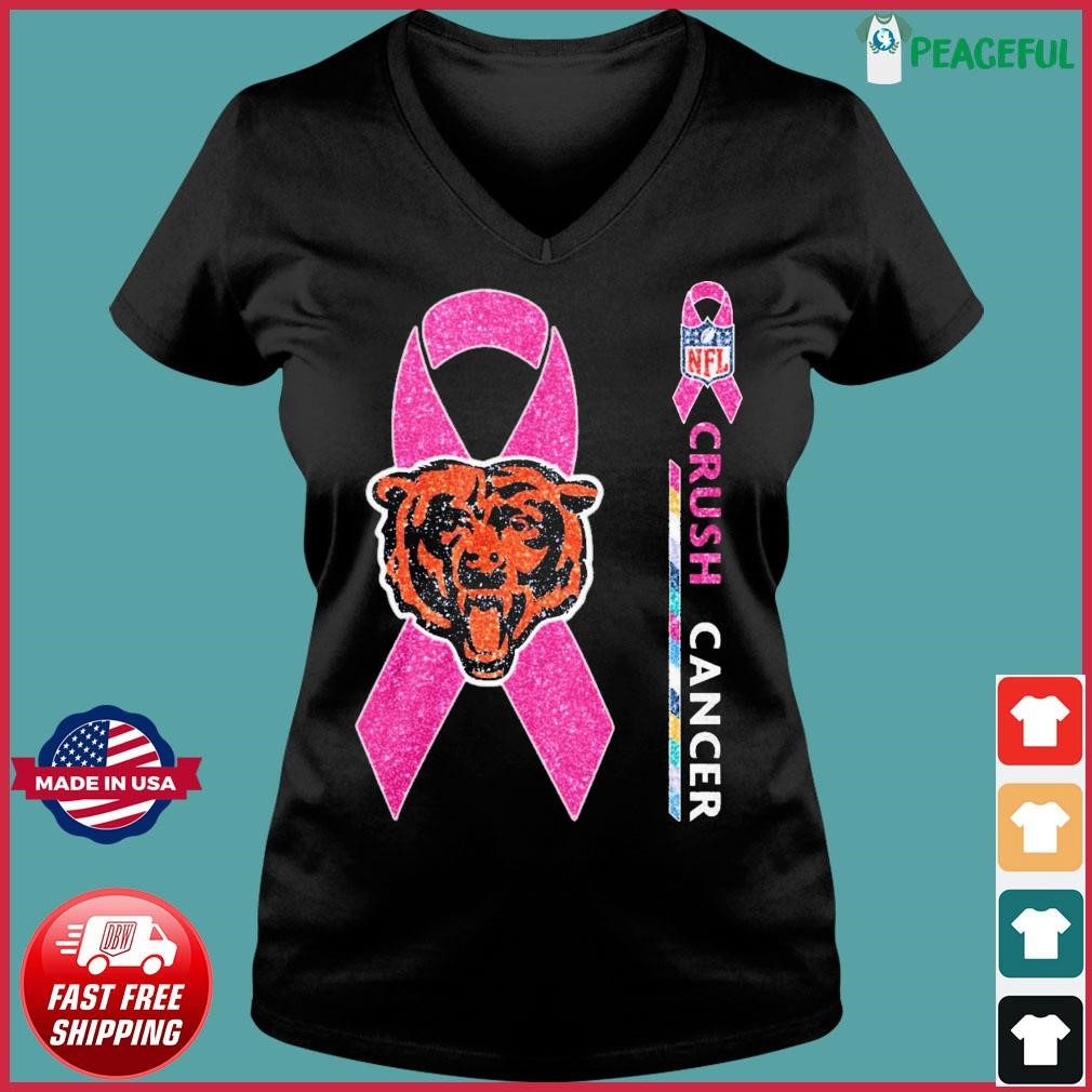 Crush Cancer Chicago Bears NFL Shirt Cancer Support Women Men Shirt - Best  Seller Shirts Design In Usa