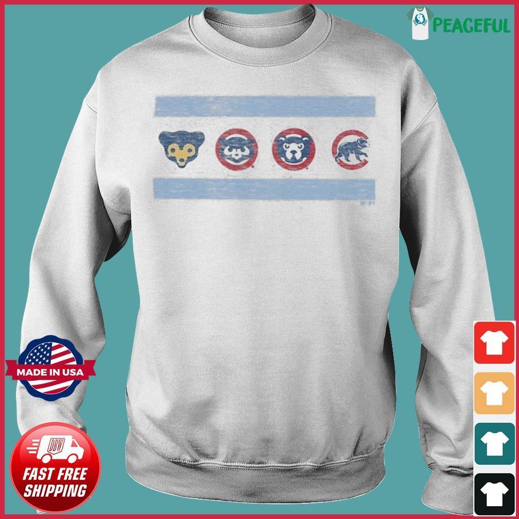 Chicago Cubs Old-School Crewneck Sweatshirt