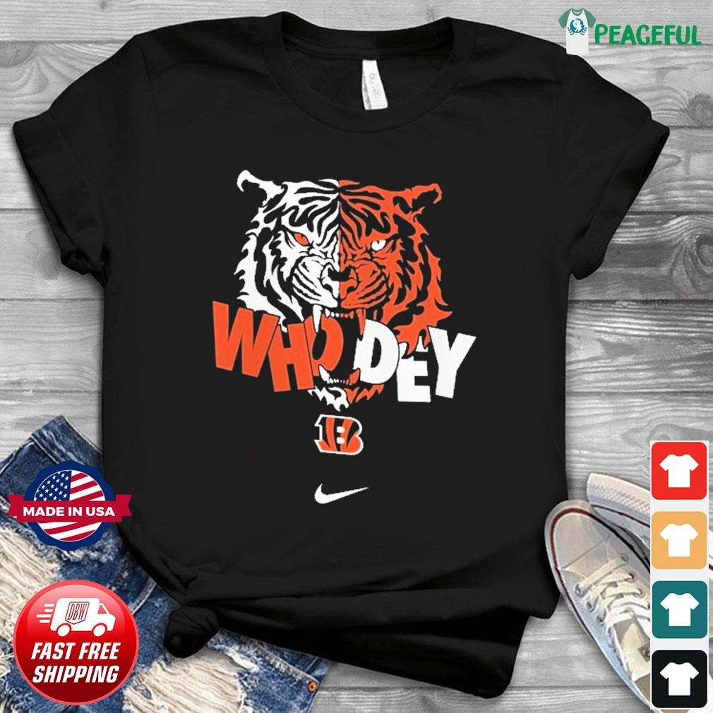 Who Dey Cincinnati Bengals Nike shirt, hoodie, sweater, long