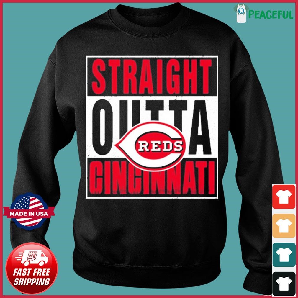 Original cincinnati Reds Straight Outta Cincinnati Logo shirt, hoodie,  sweater, long sleeve and tank top