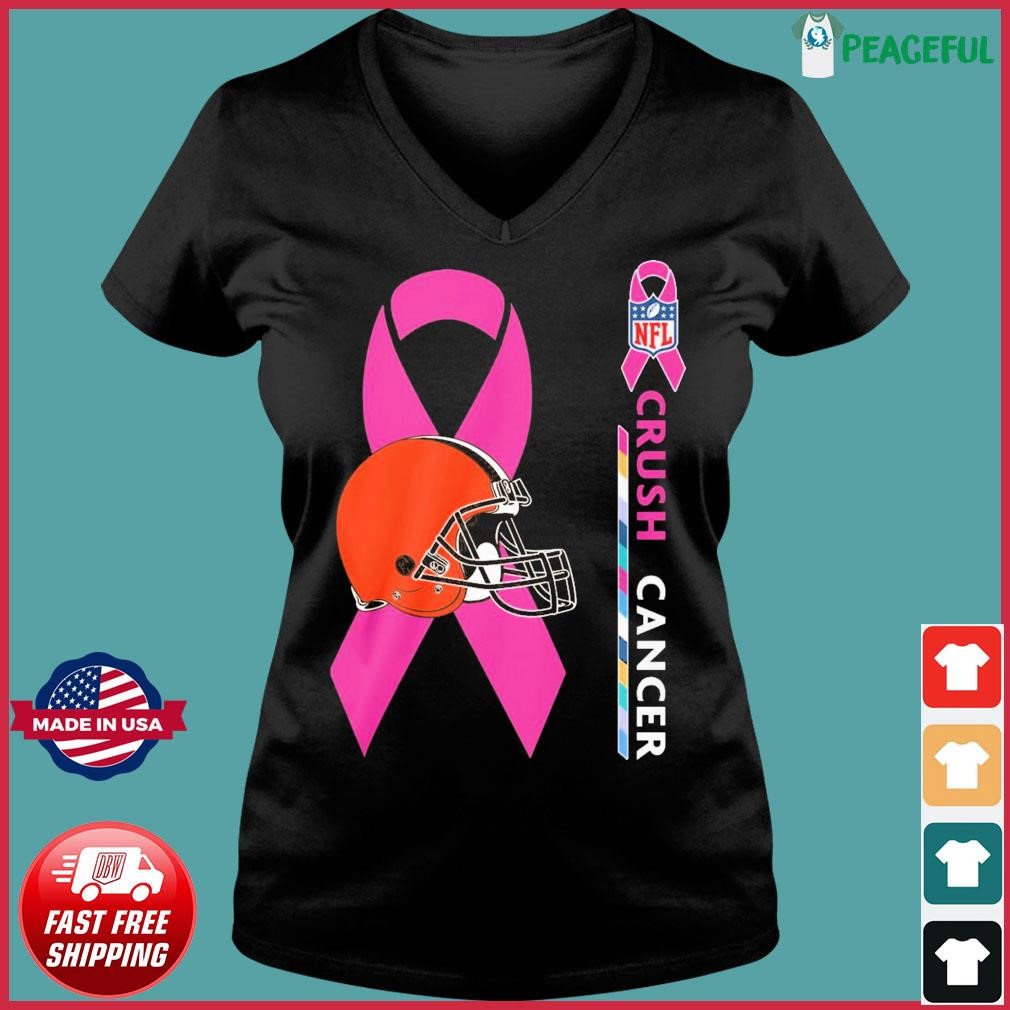 Original Cleveland Browns NFL Crush Cancer 2023 shirt, hoodie, sweater,  long sleeve and tank top