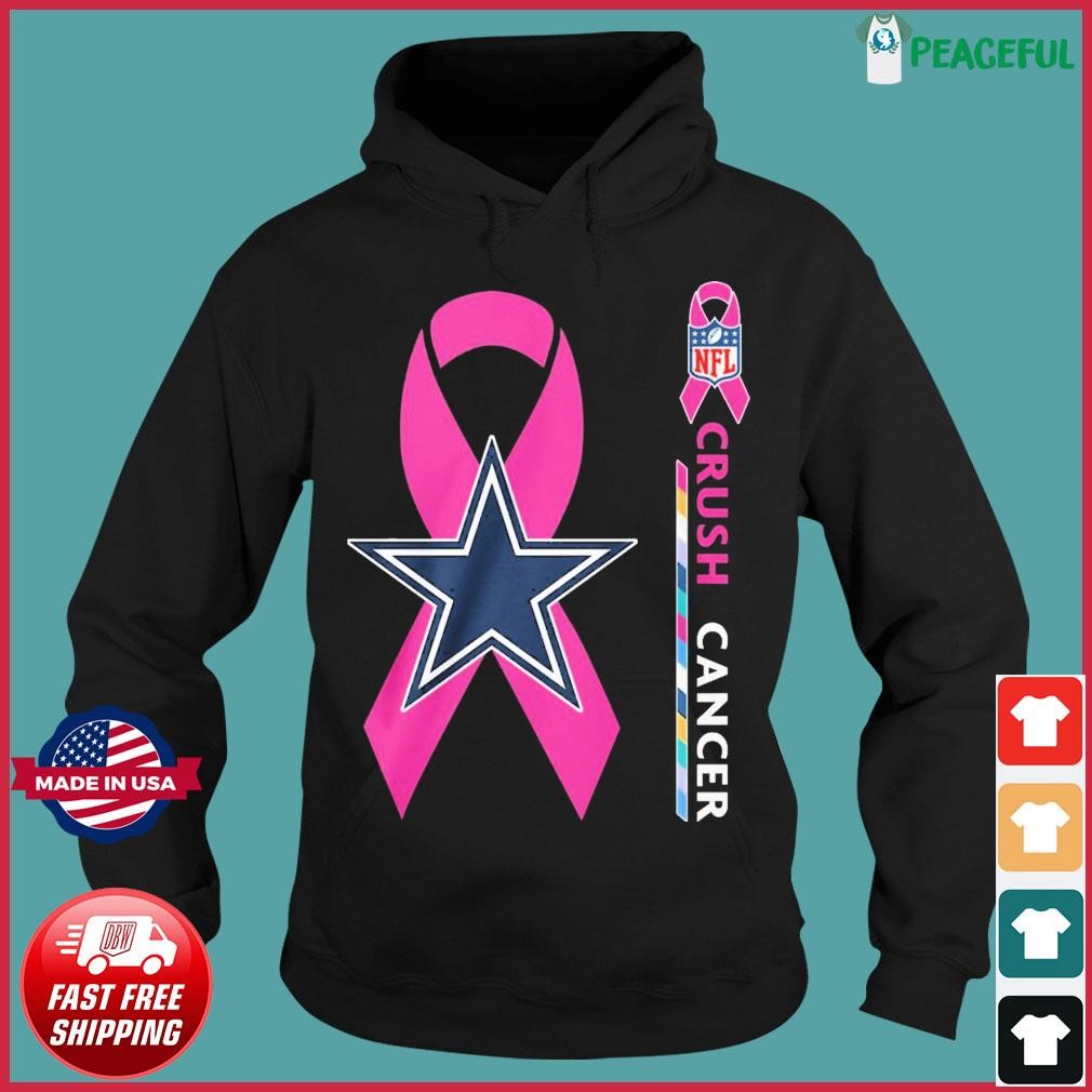 Dallas Cowboys NFL Crush Cancer shirt, hoodie, sweater, long