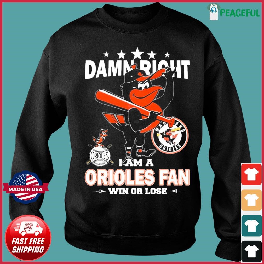 Baltimore Orioles Angry Bird T-Shirt