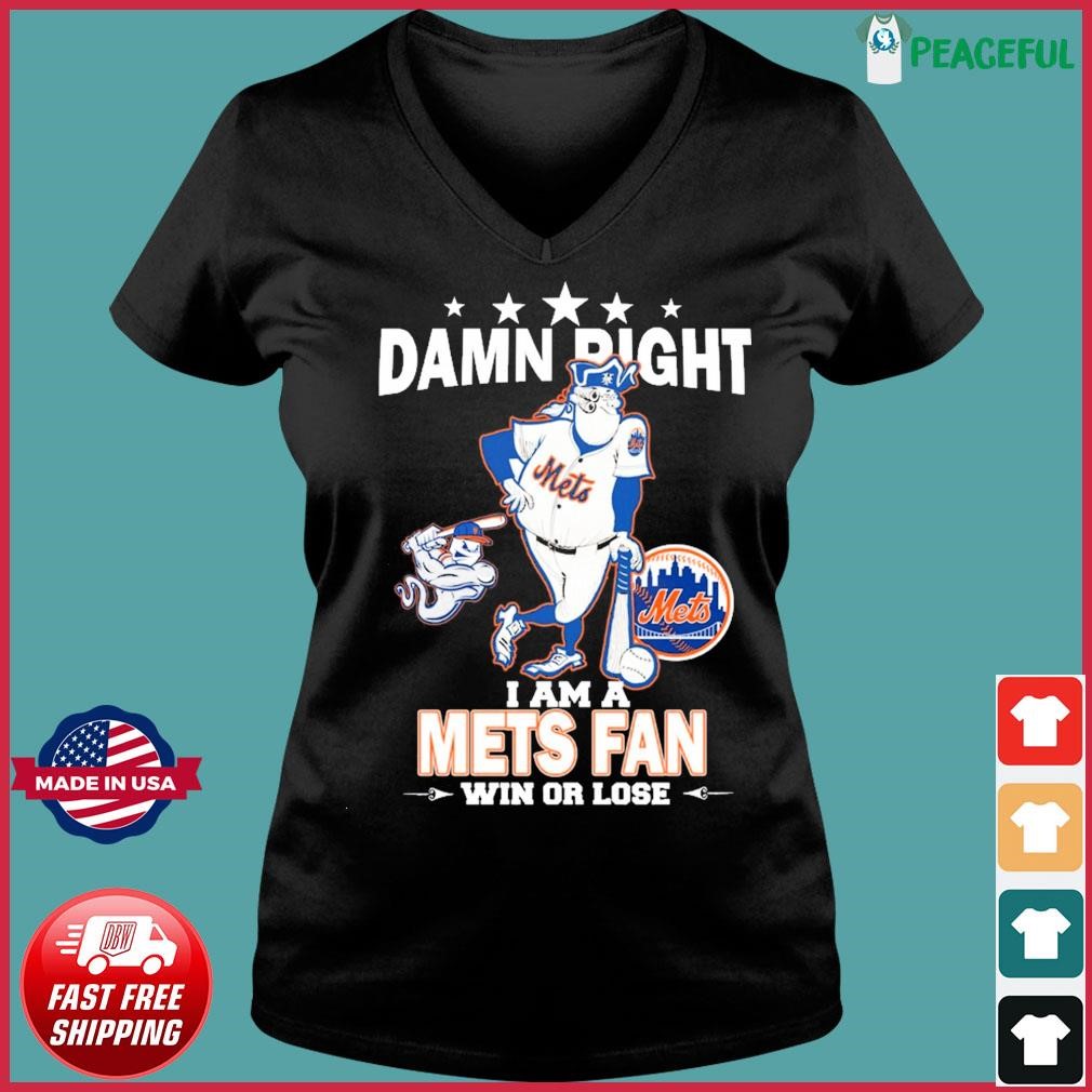 Premium new York Mets stadium Damn right I am a New York Mets fan