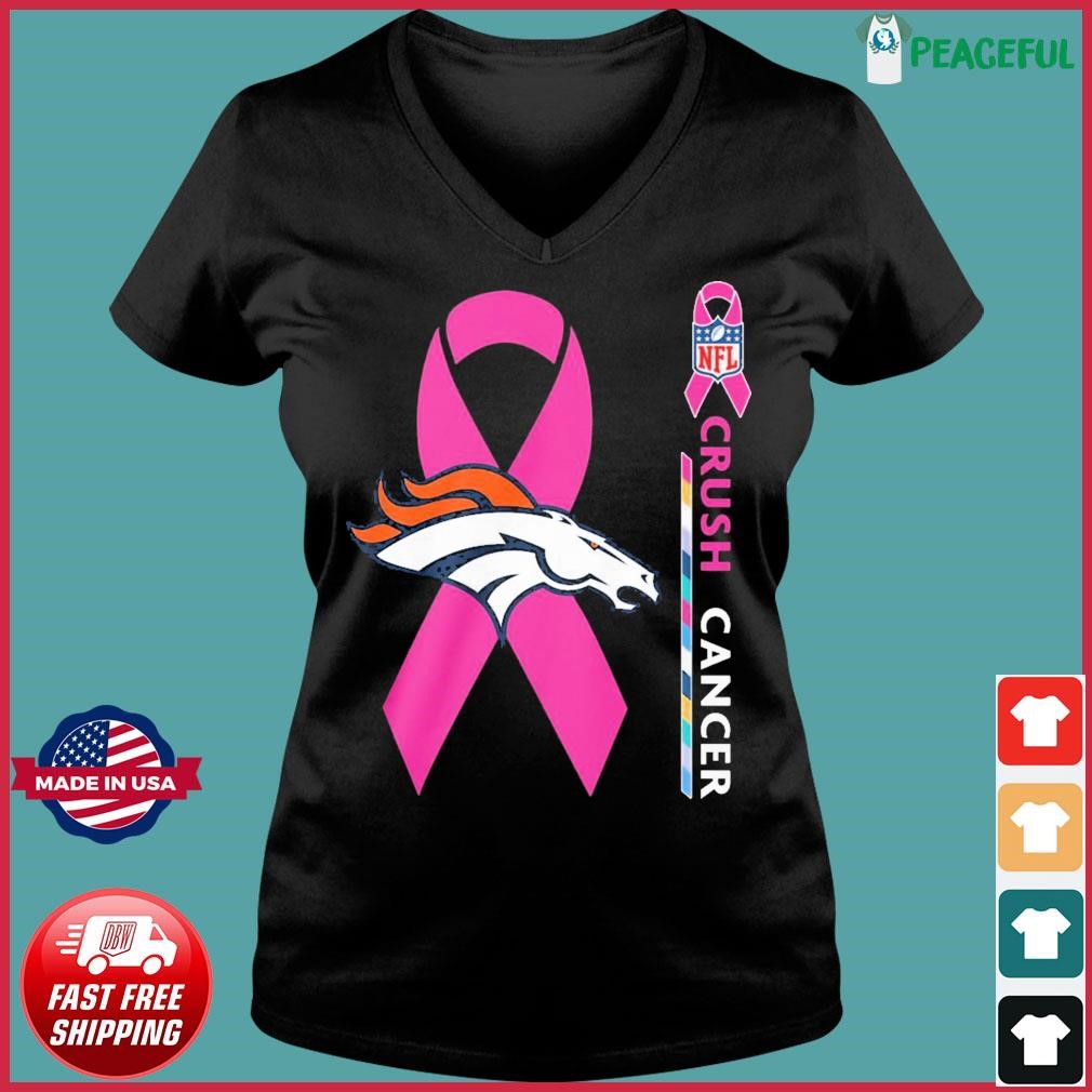 Denver Broncos Nfl Crush Cancer Shirt