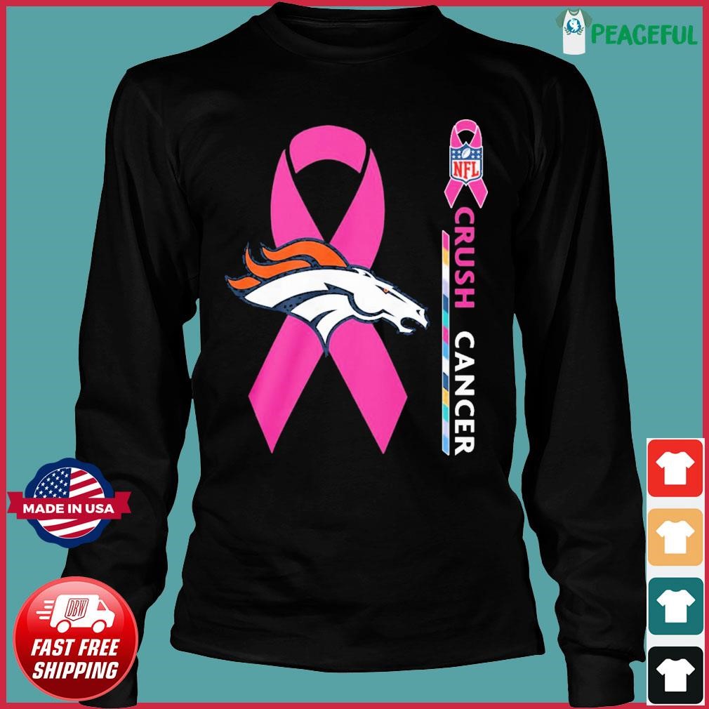 Denver Broncos Nfl Crush Cancer Shirt