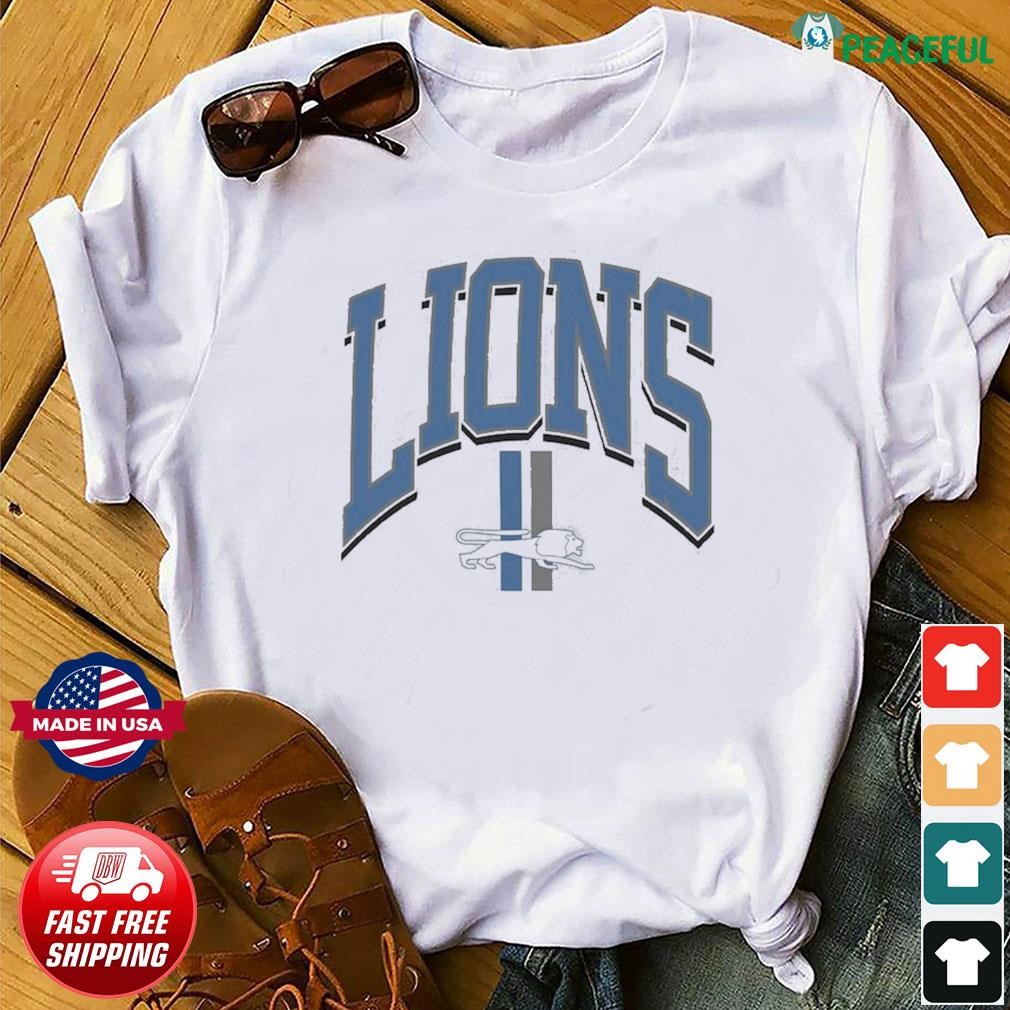 Men's '47 Blue Detroit Lions Franklin Rooted Long Sleeve T-Shirt