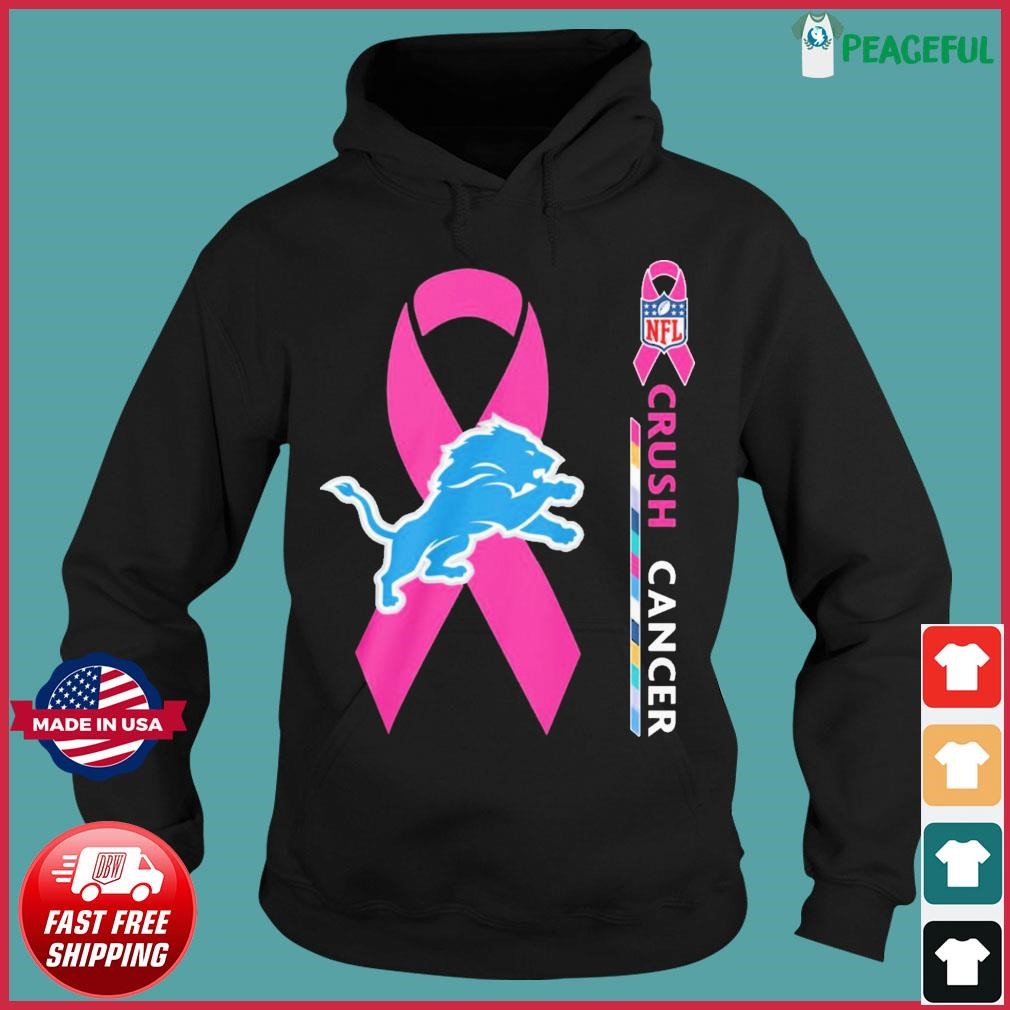 detroit Lions NFL Crush Cancer shirt