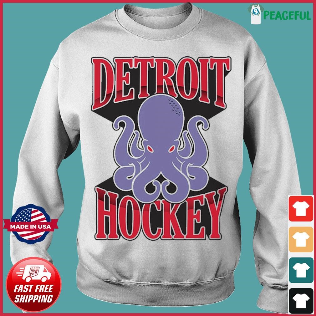 Official Detroit hockey octopus T-shirt, hoodie, tank top, sweater and long  sleeve t-shirt