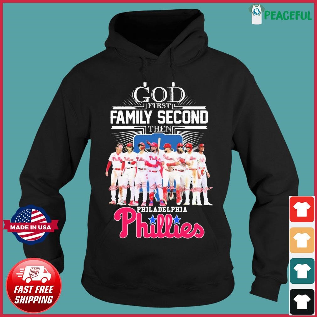 Official God first family second then edmonton oilers hockey logo 2023 T- shirt, hoodie, tank top, sweater and long sleeve t-shirt