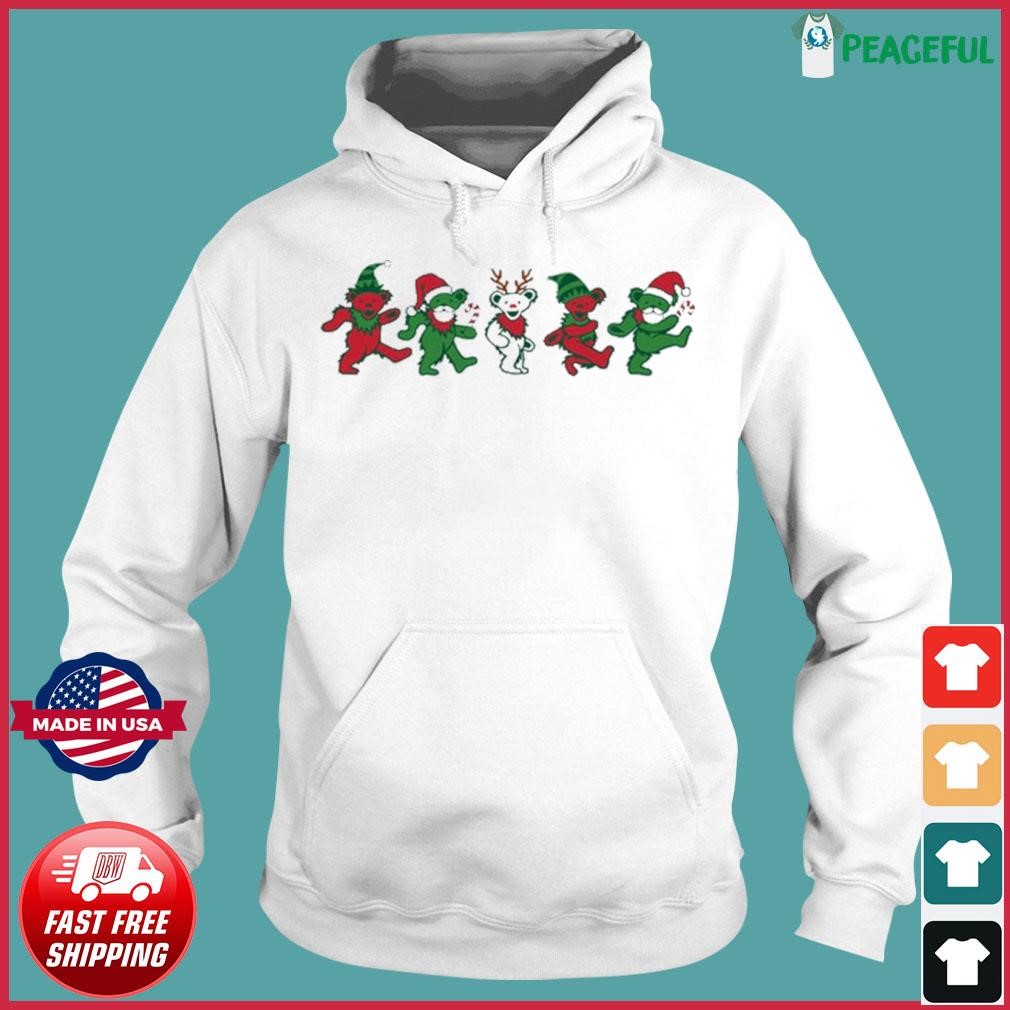 Christmas Grateful Dead Dancing Bears Sweatshirt - Trends Bedding