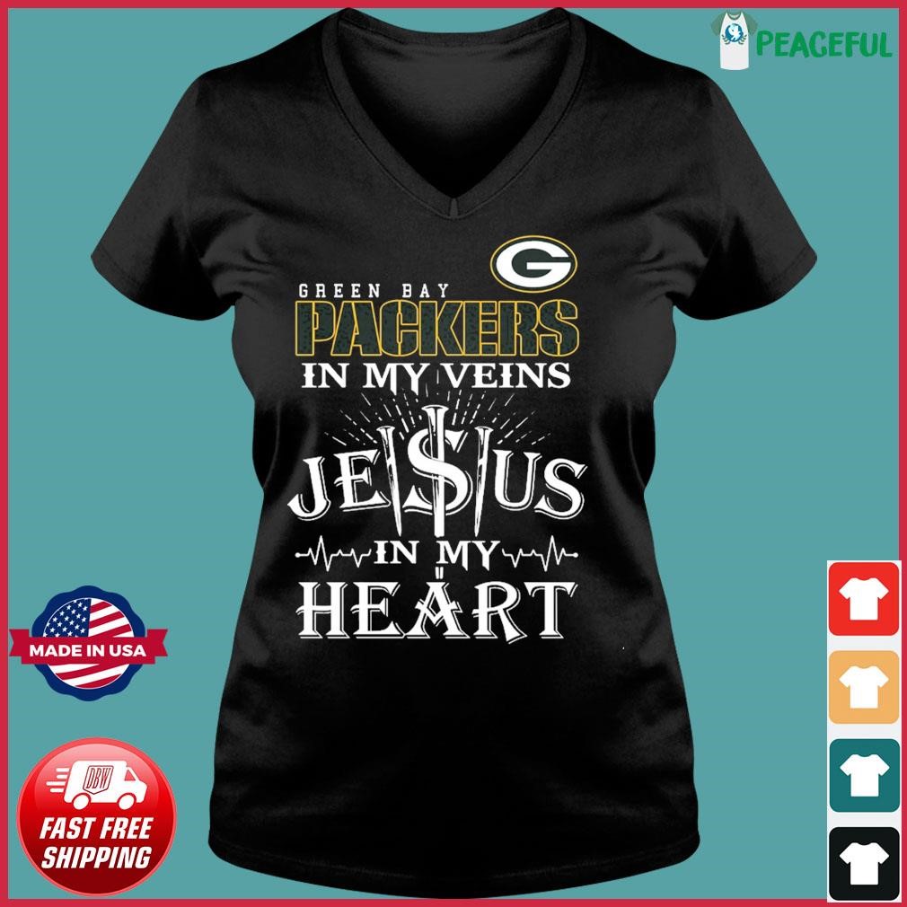 Official Heart Green Bay Packers shirt, hoodie, sweater and v-neck