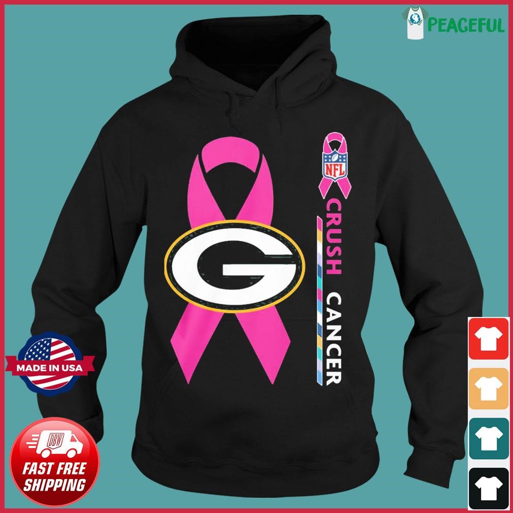 Green Bay Packers Nfl Crush Cancer T-shirt,Sweater, Hoodie, And