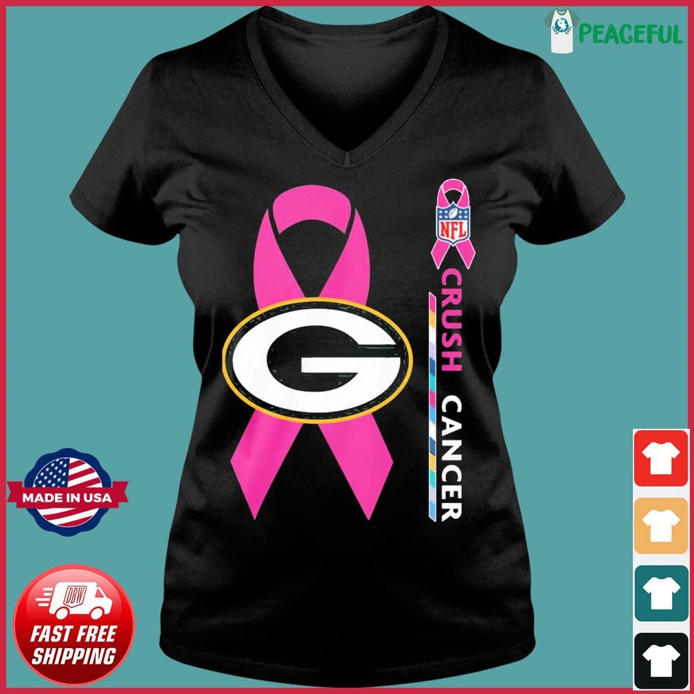 Original Green Bay Packers NFL Crush Cancer 2023 shirt, hoodie