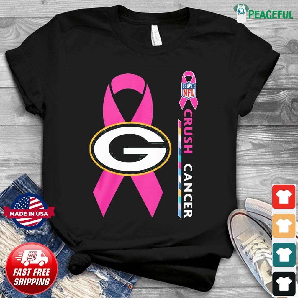 Green Bay Packers Nfl Crush Cancer T-shirt,Sweater, Hoodie, And