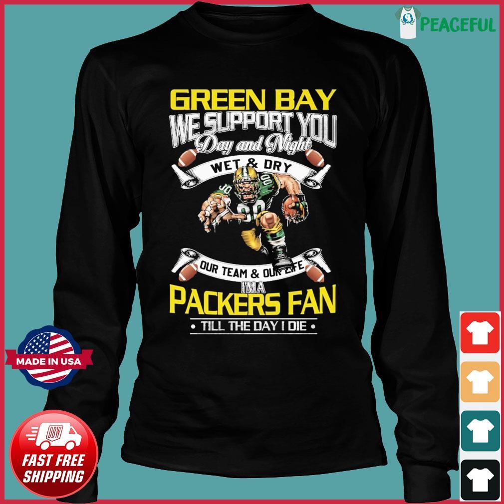 I'm An Owner Boys Youth's Green Long Sleeve T-Shirt - Die Hard Packer Fan