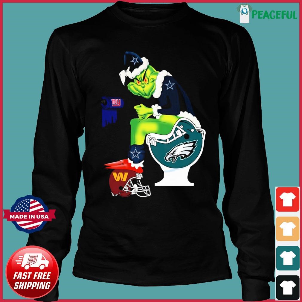 Funny Grinch Nfl And Dallas Cowboys 80s T Shirt 