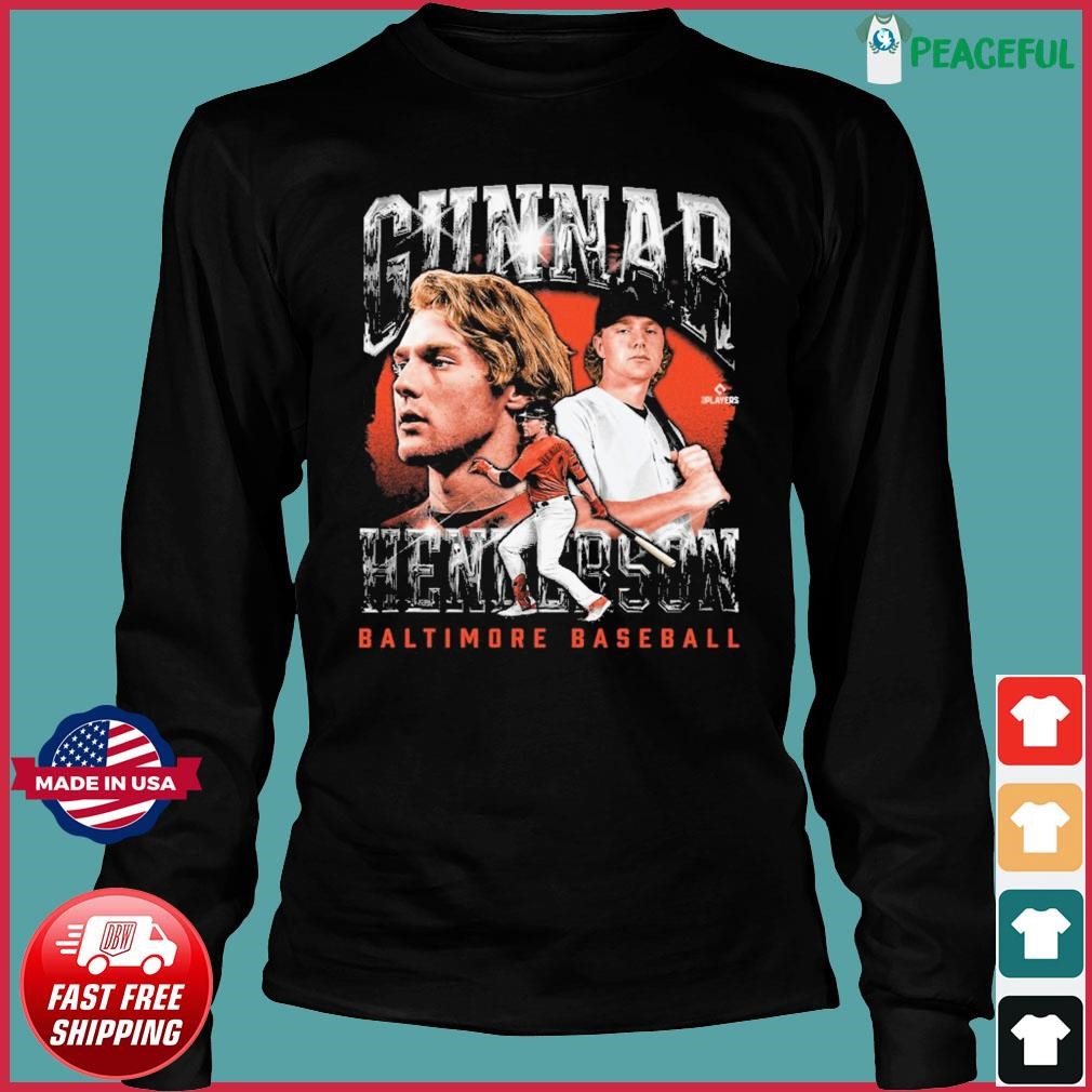 Gunnar Henderson Baltimore Orioles retro shirt, hoodie, sweater, long  sleeve and tank top