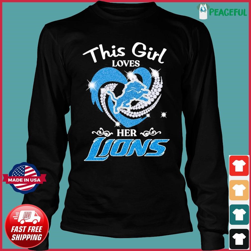 Heart This Girl Love Detroit Lions Shirt, hoodie, sweater, long sleeve and  tank top