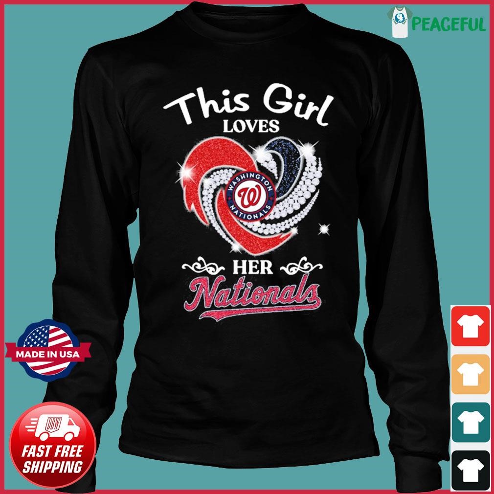 Heart This Girl Love Washington Nationals Shirt, hoodie, sweater