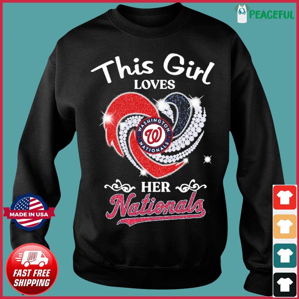 Heart This Girl Love Washington Nationals Shirt, hoodie, sweater, long  sleeve and tank top