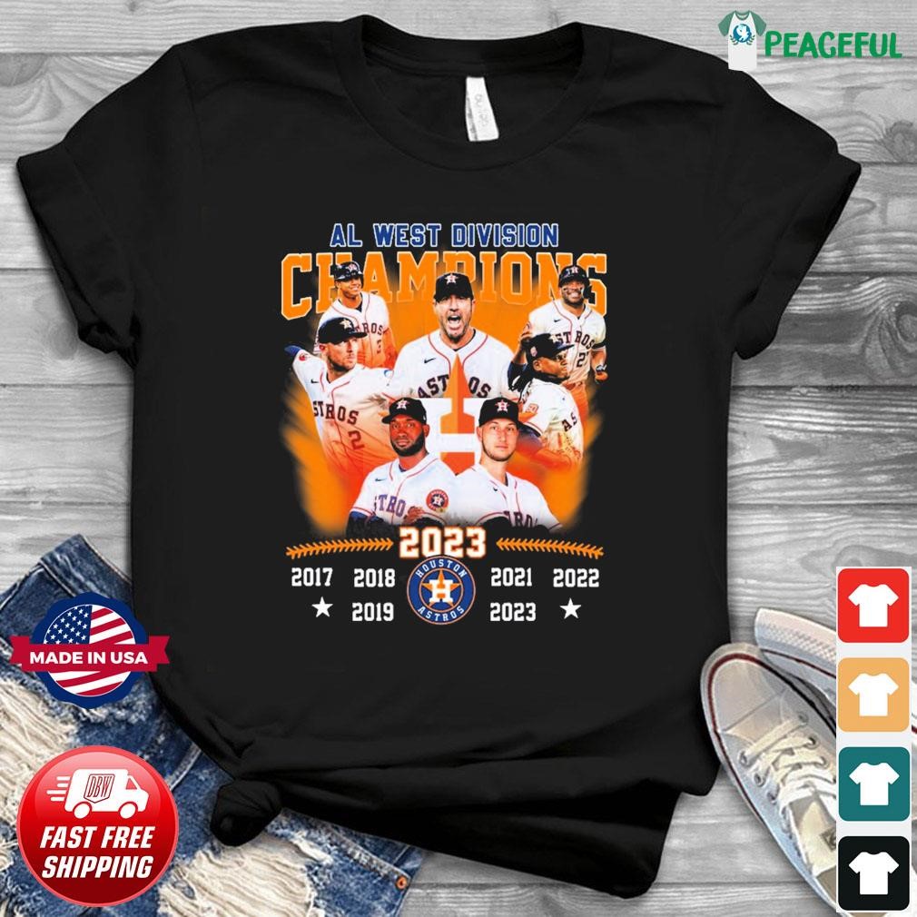 Houston Astros 6-Time AL West Division Champions shirt, hoodie