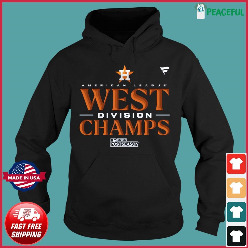 Houston Astros 2023 Al American League West Division Champions Unisex  T-shirt,Sweater, Hoodie, And Long Sleeved, Ladies, Tank Top